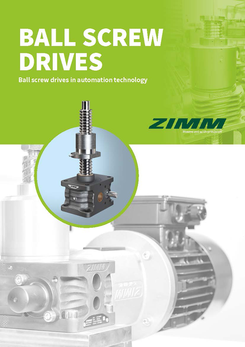 Ball screw drives in automation technology