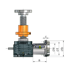 Motor flange 2,5 – 1000 kN
