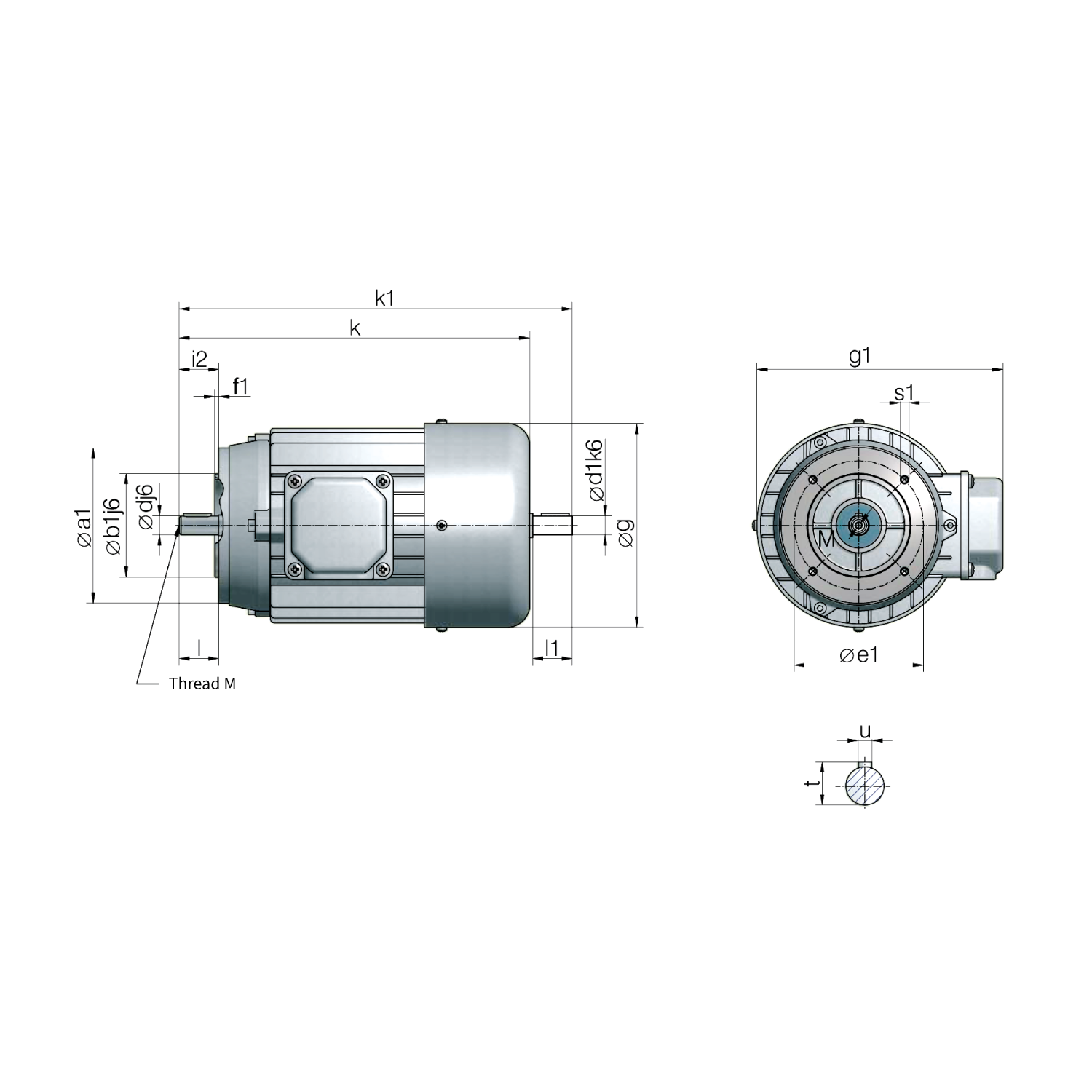 Three-phase AC motors | B14C